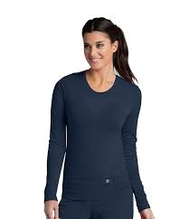 Fit scrubs® was created by a frontline er worker who was frustrated at the sub par scrub options for him and his team mates. Barco One Women S Long Sleeve Fitted Underscrub Knit Tee 5305 Medical Scrubs Collection