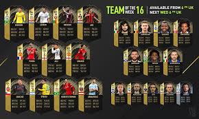The toty (team of the year) of fifa 16 ultimate team is a selection of eleven players which attributes are much improved. Fut 18 Totw 16 Rw Dybala Sif Pogba Otw Ederson Futhead News