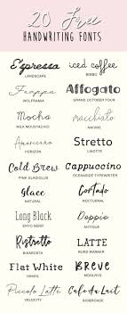 20 Free Handwriting Fonts Free Fonts Handwriting Free Cursive Fonts Handwriting Fonts