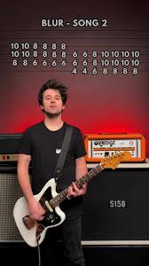 ⚡ TAB Blur – Song 2, Fender Player II Jaguar RW PWT w pełnej akcji - riffy  i brzmienie prosto z nagrań Blur! 🎸, #FenderGuitar #JaguarPlayerII  #BlurSong2 #GuitarReels #RockGuitar #GuitarTab