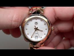 Presenting the tag heuer link series watch as advertised by cameron diaz from www.precisiontime.co.uk, the uk's leading watch retailer. Tag Heuer Link Diamond Women S Watch Review Model Wat1352 Bb0962 Youtube