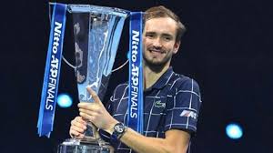 Russia's daniil medvedev lived up to novak djokovic's praise as the man to beat at the australian the rangy medvedev wrapped the greek fifth seed in a blanket of pressure under the lights of rod. Daniil Medvedev Wins Atp Finals Title Beats Austrian Thiem In Three Straight Sets