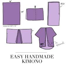 Making kimono 'ride a bicycle' in a  gurative sense? Use This Easy Tutorial To Make Yourself A Stylish And Fun Kimono For Summer In Less Than 30 Minutes Diy Kimono Kimono Tutorial Pretty Kimonos