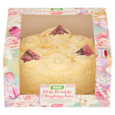 Shop online at asda groceries. Asda White Chocolate Raspberry Celebration Cake Asda Groceries