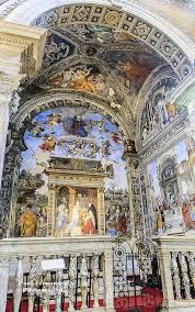 Carafa Chapel Santa Maria Sopra Minerva Rome Italy Katedrala Kostel Hrady