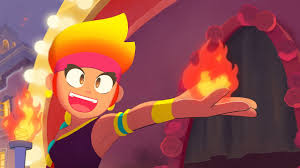 Bushes and opposing brawlers will be toast! Brawl Stars Animation Amber This Is Fine Youtube