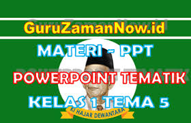 Materi kelas 1 semester 2 tematik. Materi Ppt Powerpoint Kelas 1 Tema 5 Semester 2 Guru Zaman Now