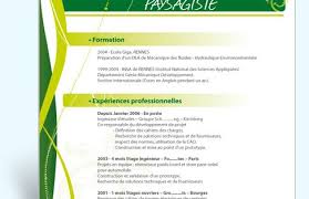 Modele Cv Paysagiste Telecharger Modele Cv Modele Cv Cv Francais Exemple