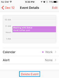 How to remove spam calendar events from my iphone? How To Add Delete Modify Events In Iphone Calendar App