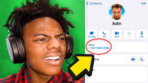 iShowSpeed LEAKS Adin Ross Phone Number.. - YouTube