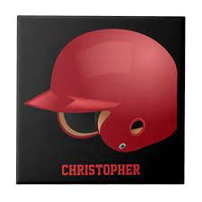 Baseball Helmet Custom Tile Custom Tiles Baseball Helmet Decorative Ceramic Tile