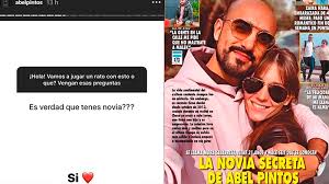 Ahora, a cuatro meses de anunciar su compromiso, se supo cuándo y dónde será la boda. Abel Pintos Confirmo Su Romance Con Su Novia Secreta Espectaculos Elonce Com
