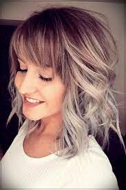 60 Haircuts With Bangs 2019 Hairstyles With Bangs Short Hair Styles Grey Ombre Hair