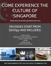 If you can dream it, we can probably arrange it! Singapore Travel Tour Package Template Postermywall