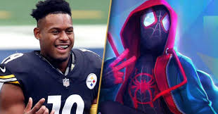 Miles morales, i find places where i used to work (the hated office building in times square), and places that used to be my old hangs (the architecture in greenwich village is pretty true to life). Pittsburgh Steelers Player Juju Smith Schuster Rocks Spider Man Miles Morales Cleats