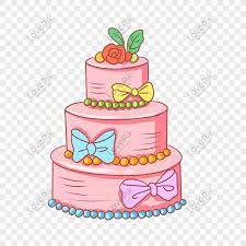 Perihal kek hari jadi pewarna. Bow Three Layer Cake Illustration Png Image Psd File Free Download Lovepik 611607219