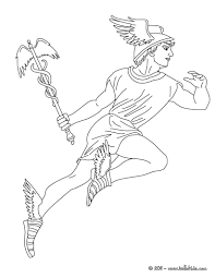 Greek Gods Coloring Pages - Hermes The Greek God Of Herds | Greek Gods,  Greek Mythology Tattoos, Greek Mythology Art
