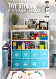 Toy Storage In An Ikea Expedit The Homes I Have Made Ikea Toy Storage Ikea Toys Kids Play Room Organization