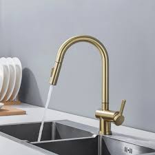 Gold Kitchen Faucet Stainless Steel