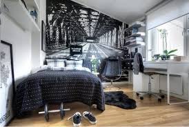 Black And White Small Bedroom With Accent Wall Boy Bedroom Design Small Bedroom Designs Bedroom Interior