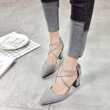 De unde pot cumpăra cele mai ieftine preț redus meilleur prix excellent comparer chaussure a talon grise triple. Sandale Mode Decontractee Bout Pointu Talon Carre Chaussures De Mariage Pour Femmes Sandales A Talons Hauts Ccy90306078gy39 Green Achat Vente Sandales Femme Pas Cher Soldes Cdiscount