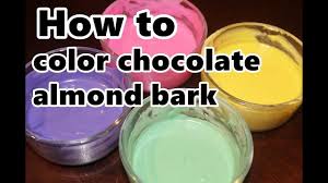 The challenge with using pure white chocolate is keeping small quantities in to color white chocolate or confectionery coatings use: How To Change The Color Of Almond Bark Smooth Candy Melts Youtube