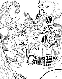Here is a sweet colouring page of our version of alice in wonderland. Alice In Wonderland Coloring Pages Movie For Kids Printable Free Coloing4kids Com
