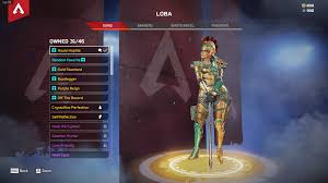 In-game look of Loba's Chaos Theory Skin - Haute Hoplite : rLobaMains