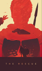 The Mandalorian S02e08 Chapter 16 The Rescue Poster Title Card Minimalist Star Wars Poster Star Wars Artwork Star Wars Art