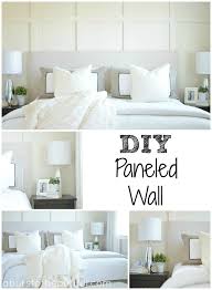While historically wainscoting was made from wood, this type of panel now includes a variety of materials with the key feature being that it is installed only on the lower portion of the wall. Diy Paneled Wall Diy Wainscoting Ella Claire Co
