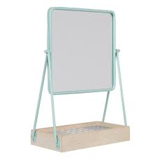 Miroir Carre A Poser Sur Socle Bois Dolce Vita Miroir Decoration Murale Decoration Gifi