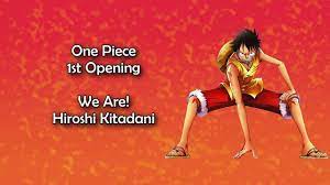 one piece op 1 we are lyrics youtube in 2021 one piece song we are lyrics one piece