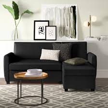Maybe you would like to learn more about one of these? Mercury Row Morrisey 81 5 Wide Faux Leather Reversible Sleeper Sofa Chaise Reviews Wayfair