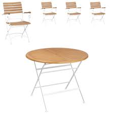 Alles für deinen garten, balkon & terrasse online kaufen bei dänisches bettenlager! Gartenmobel Set St Croix O 100 Cm 4 Klappstuhle Danisches Bettenlager Gartenmobel Balkonmobel Balkonmobel Set