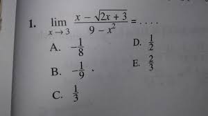 Dalam kasus di mana , f disebut kontinyu pada x = c. Limit Fungsi Aljabar Soal 1 Youtube