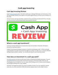 This platform is a good fit for: Cash App Investing By Asif Javed Issuu