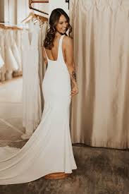 Sydney By Alyssa Kristin Available At Minneapolis Dallas Denver Miami Seattle Portland A Be Wedding Dresses White Bridal Dresses Simple Bridal Dresses