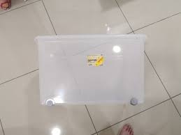 Harga sekitar 8x.xx untuk 4 liter. Mr Diy Felton Transparent Storage Box With Wheel Kotak Roda Hamster Sangkar Hamster Cage Home Furniture Others On Carousell