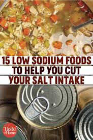 80+ delicious low sodium recipes complete nutrition facts for each recipe these easy, healthy soup recipes contain less than 500 milligrams of sodium (salt) per serving. Trying To Watch Your Sodium We Found 15 Low Sodium Food Swaps To Help You Out Low Salt Recipes Low Sodium Recipes Heart Low Salt Diet