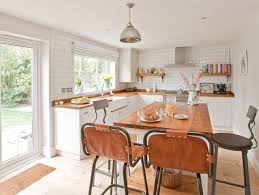 Knock through kitchen ideas & photos. Before And After Bright Open Plan Kitchen Diner With Window Seat Goodhomes Magazine Goodhomes Magazine