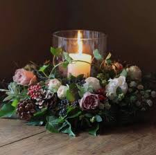 Ring No Cones Christmas Flowers Christmas Candle Decorations Christmas Centerpieces
