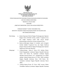 Peraturan menteri pendayagunaan aparatur negara dan reformasi birokrasi tentang pedoman evaluasi pelaksanaan reformasi birokrasi. Permen Pan Dan Rb Nomor 16 Tahun 2009 Jabatan Fungsional Guru Dan A