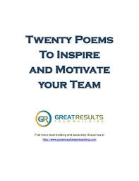20 Powerful Poems To Inspire Your Team Motivational Quotes In Hindi Team Motivational Quotes Motivational Quotes