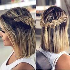 Tonight Is A Prom Night And You Ll Have To Attend But You Are Worried About Your Hairstyle Braids For Short Hair Short Hair Updo Prom Hairstyles For Short Hair