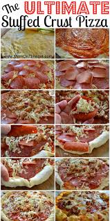 The Ultimate Stuffed Crust Pizza Jpg 600 1 200 Pixels Food Recipes Homemade Pizza