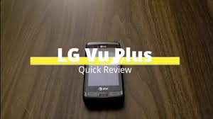 LG Trax CU575 Quick Review - YouTube