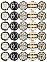 Cupcakeprintables.com is a collection of free printable cupcake toppers. 60th Birthday Cupcake Toppers Picks For Sale Ebay