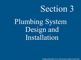 Tool and equipment use, safety, and maintenance fixtures and plumbing equipment. Contents Section 1 Introduction To Plumbing Section 2 Plumbing Systems Ppt Video Online Download