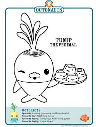 Chip A Said Tunip Octonauts Birthday Octonauts Birthday Party Birthday Coloring Pages