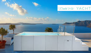Piscine Luxe Hors Sol Avec Plage Bois Dolce Vita Yacht Laghetto Ales Piscines Laghetto